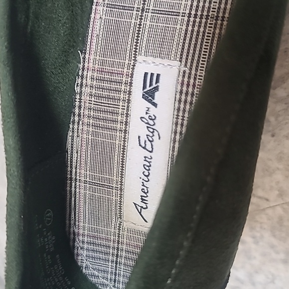 American Eagle Outfitters Green Faux Suede Women's Loafers - Picture 5 of 8